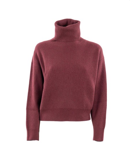 Shop BRUNELLO CUCINELLI  Lupetto: Brunello Cucinelli maglia collo alto in lana vergine, cashmere e seta costa inglese.
Collo alto.
Spalla abbassata.
Maglia inglese.
Composizione: 60% LANA VERGINE, 30% CASHMERE, 10% SETA.
Made in Italy.. M16129313-C9663